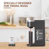 Single Serve Coffee Maker;  12oz Quick Brew Technology ;  Built-In Lift Adjustable Drip Tray for Travel mug Compatible With Pods & filter