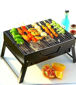 Portable Folding Grill Rack (Option: default)