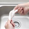 1pc Square Drain Hair Catcher; Hair Filter With Suction Cup; Sink Anti-Clog Filters; Tub Shower Floor Drain Plugs; Easy To Install; Suit For Bathroom;